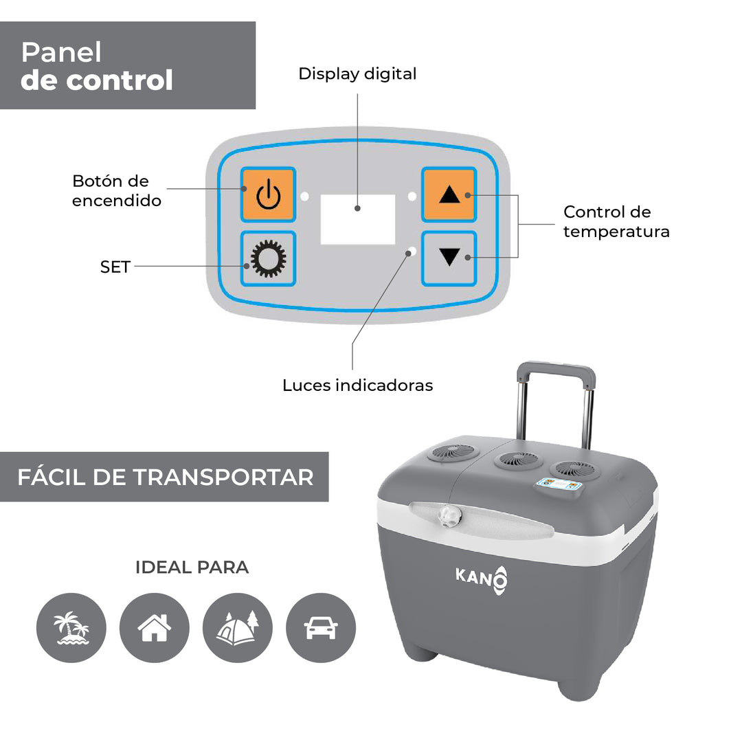 Cooler Eléctrico con Ruedas Steffen