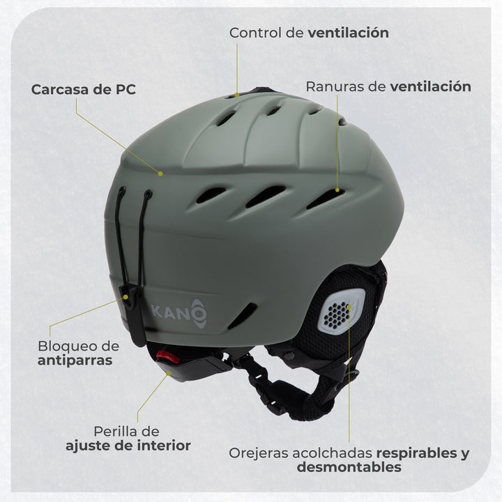 Casco de Nieve para niños DASH