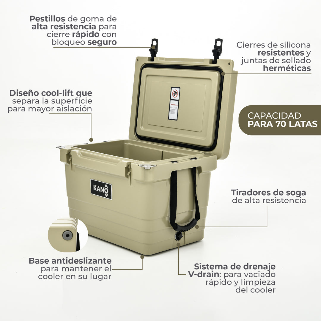 Cooler Rígido O´Higgins 45QT
