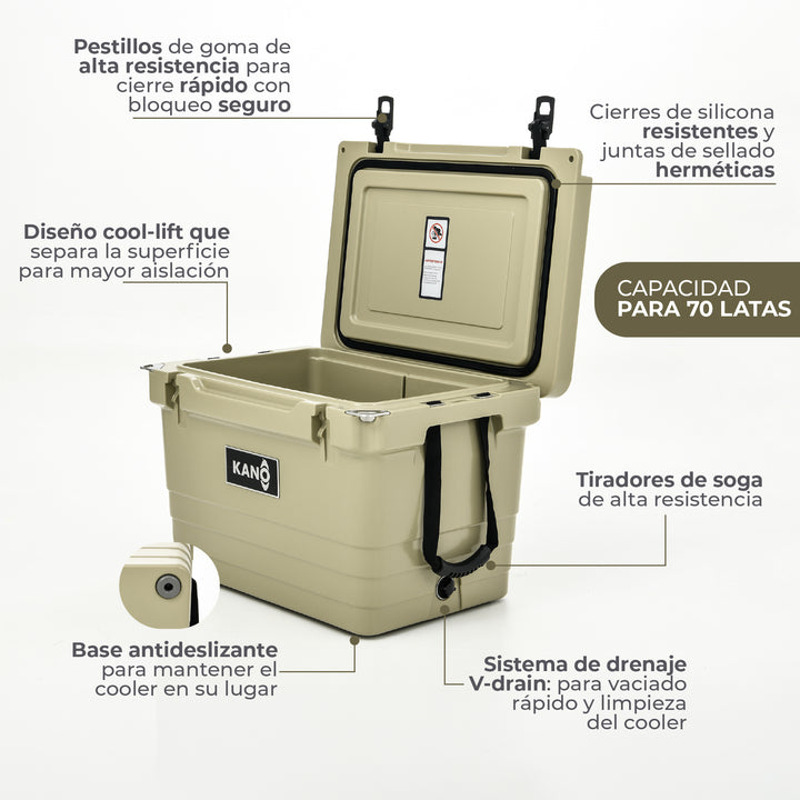 Cooler Rígido O´Higgins 45QT