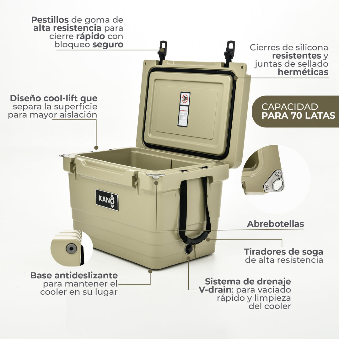 Cooler Rígido O´Higgins 45QT
