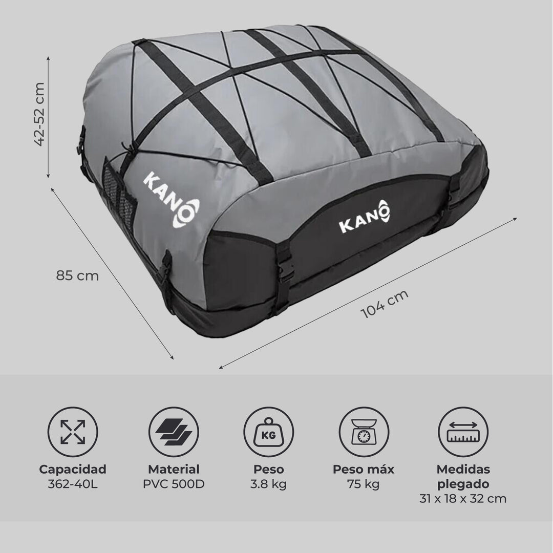 Bolso para Techo Porta Equipajes Expandible 362 - 450 L