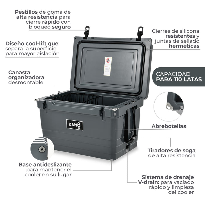 Cooler Rígido San Rafael 65Qt