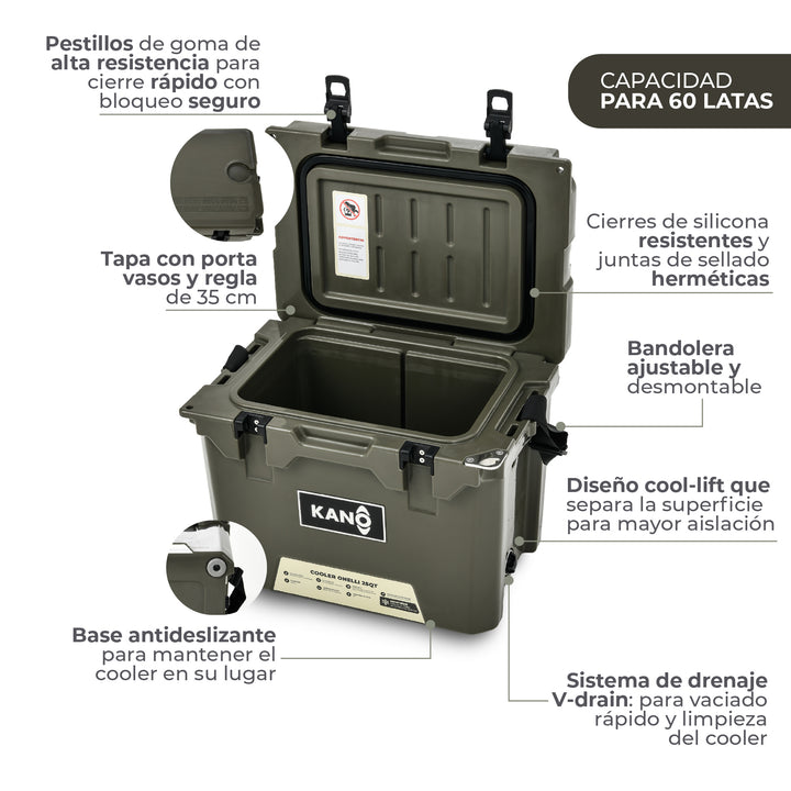 Cooler Rígido ONELLI 25Q