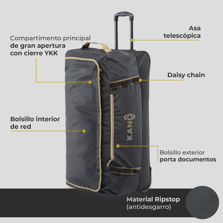 Bolso Outdoor con Ruedas Egger 100L