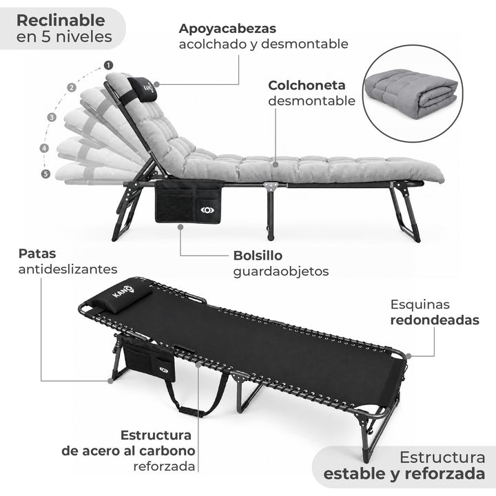 Catre / Reposera Cardiel PRO