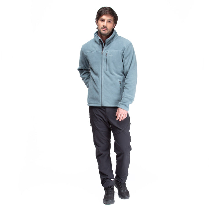 Combo Impermeable Lenga + Polar Canelo Hombre