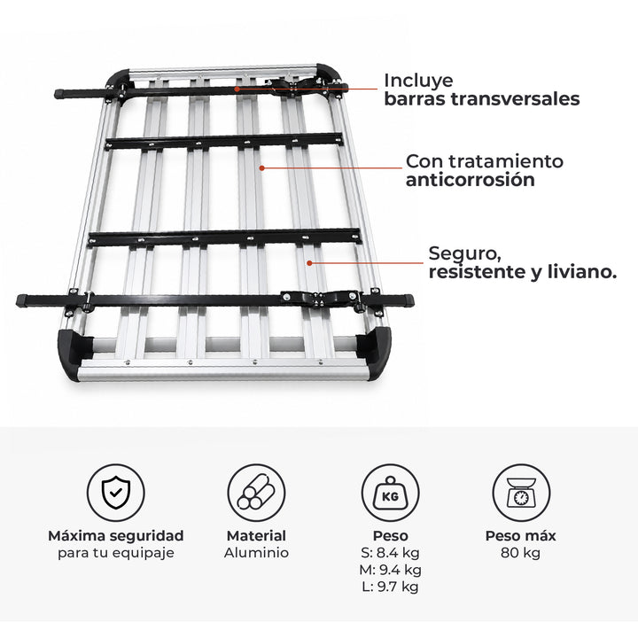 Parrilla Portaequipaje para Techo KARACK