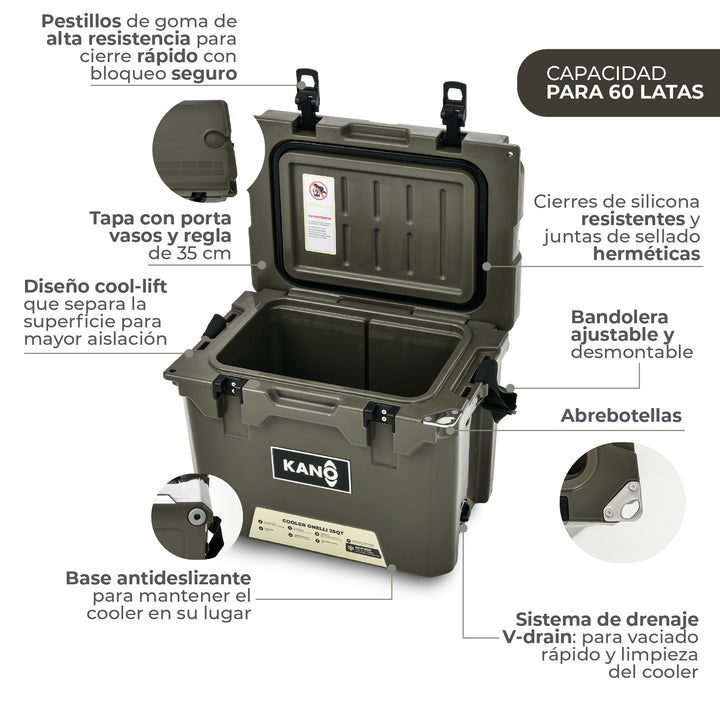 Cooler Rígido ONELLI 25Q