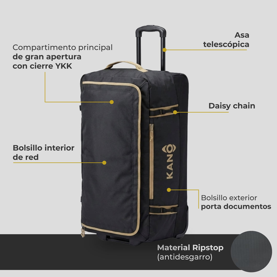 Bolso Outdoor con Ruedas Egger 100L