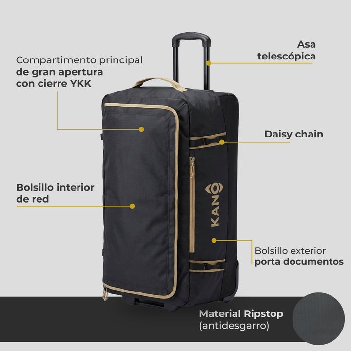 Bolso Outdoor con Ruedas Egger 100L