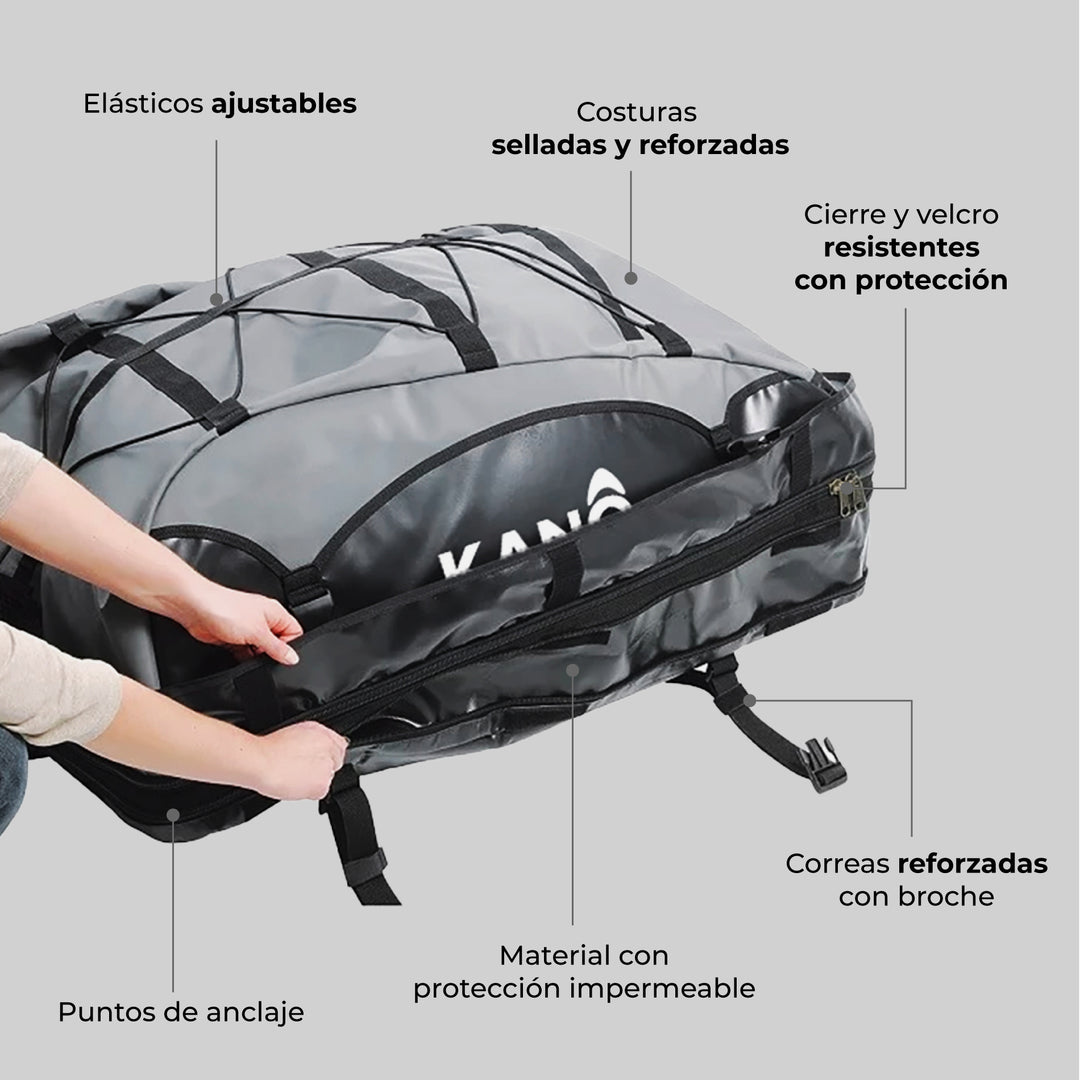 Bolso para Techo Porta Equipajes Expandible 362 - 450 L