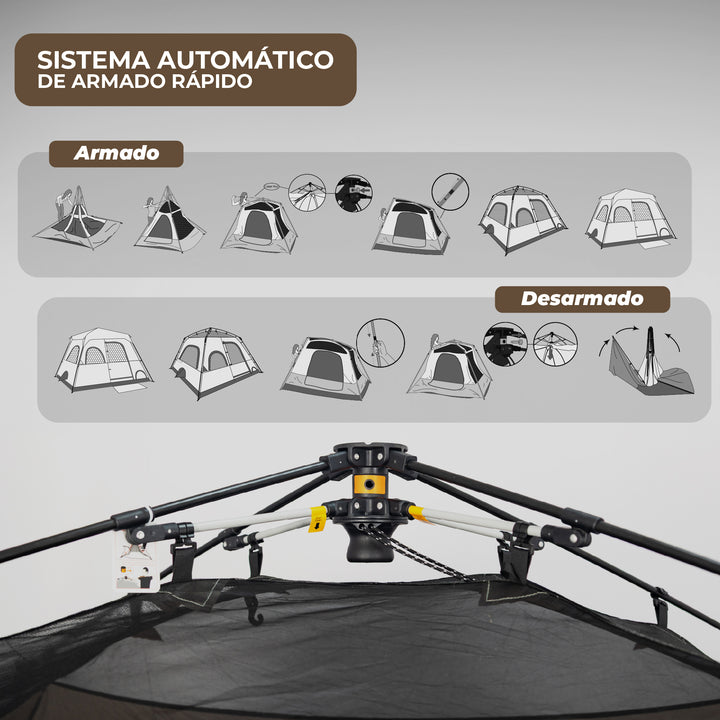 Carpa Automática Enco 6 Personas