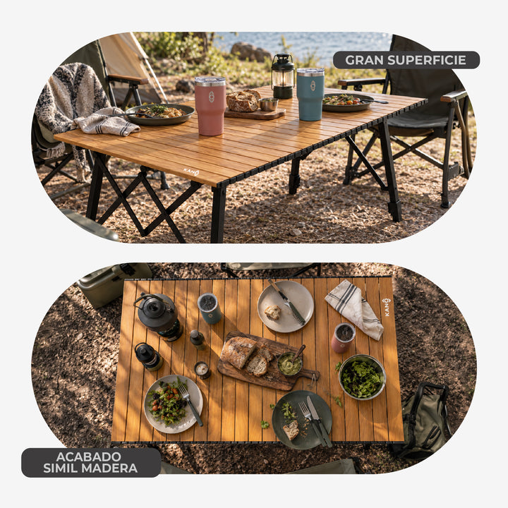 Mesa Plegable Roble Large