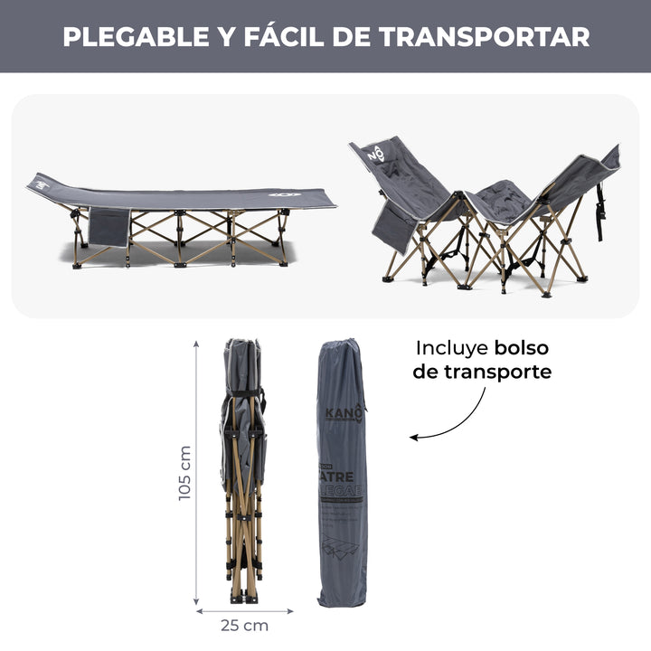 Catre Plegable Para Camping Dickson