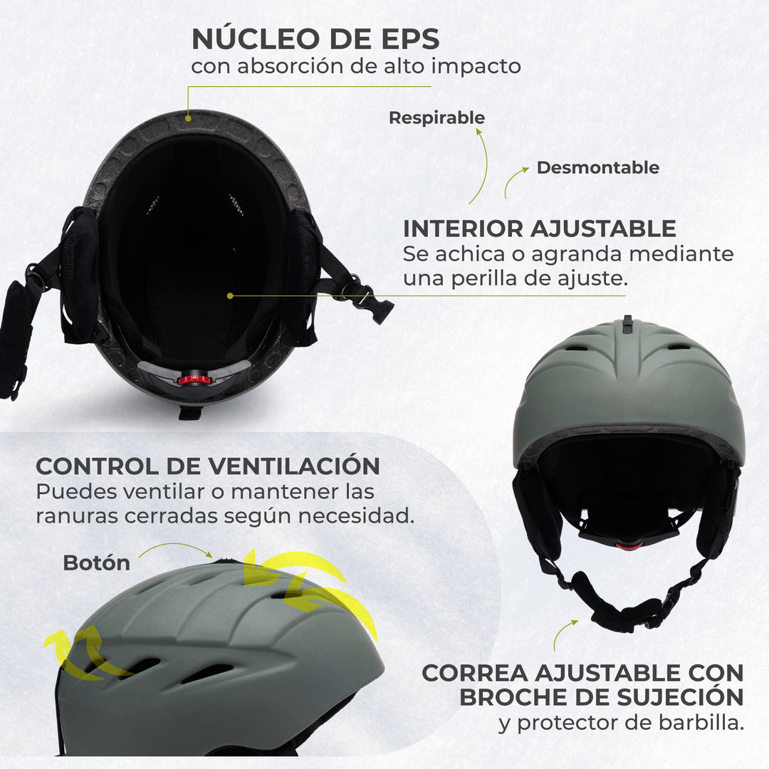 Casco de Nieve para niños DASH