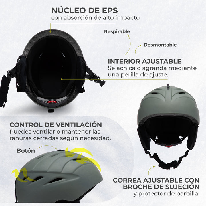 Casco de Nieve para niños DASH