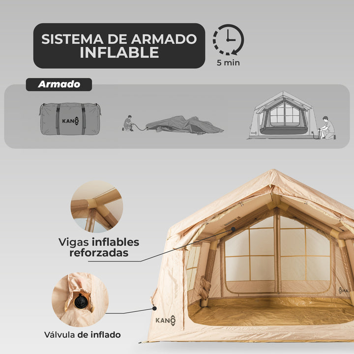 Carpa Inflable Llaima 6 Personas