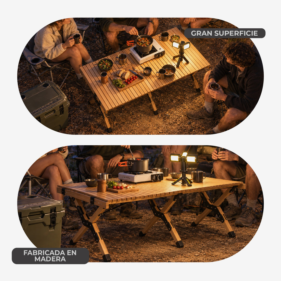 Mesa Plegable de Madera LARGE