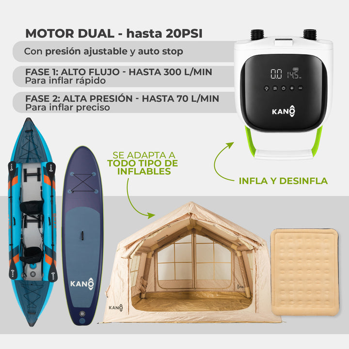 Inflador Eléctrico Inalámbrico SMART