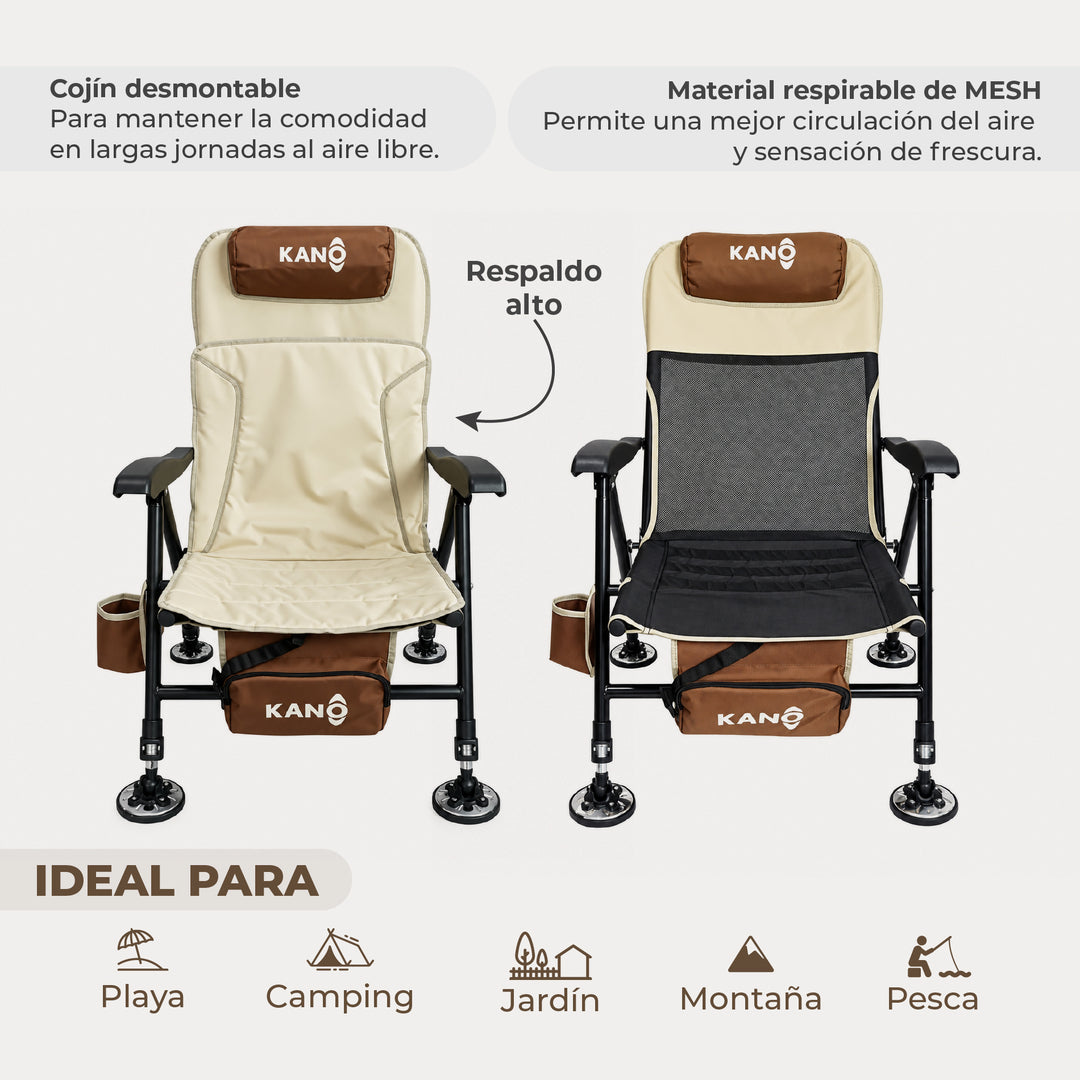 Silla de Camping Reclinable Sloggett