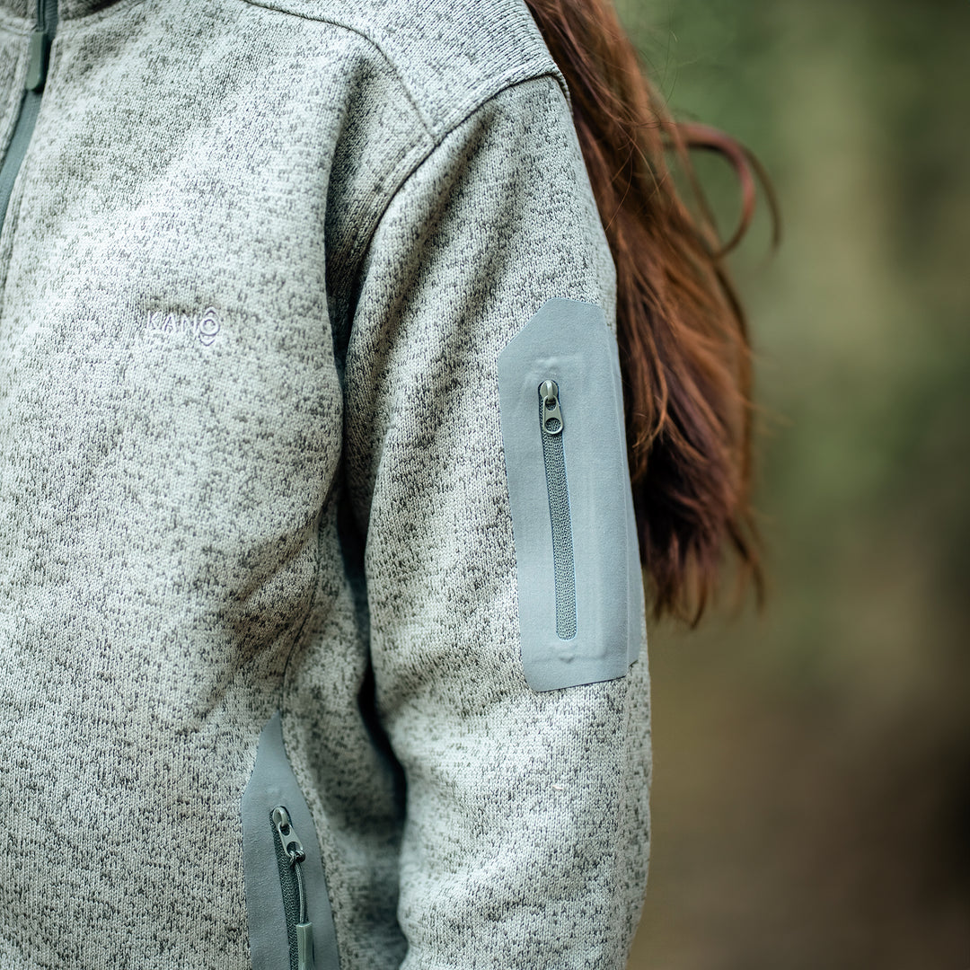 Combo Impermeable Lenga + Polar Tejido Notro Mujer