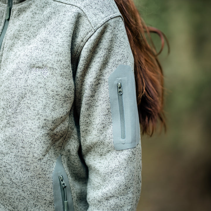 Combo Impermeable Lenga + Polar Tejido Notro Mujer