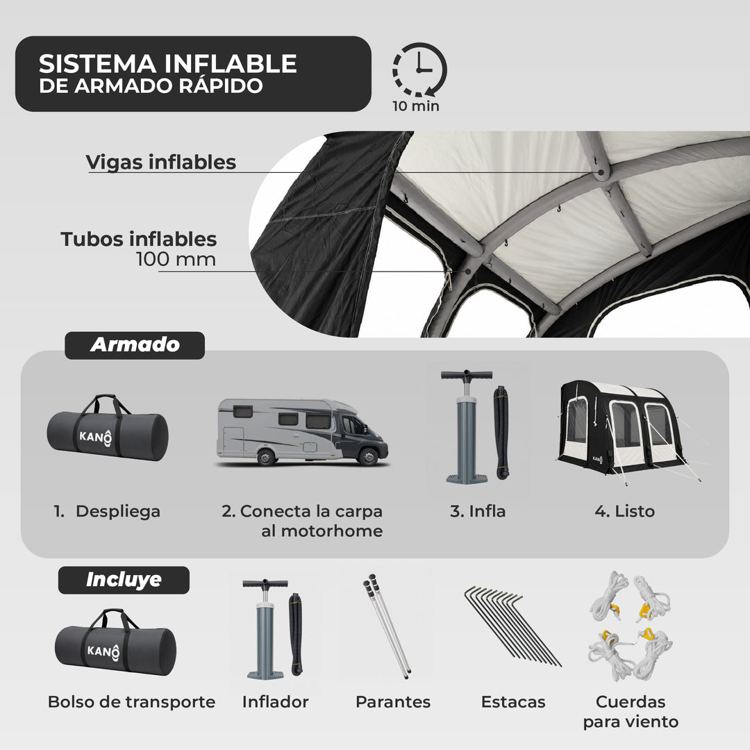Carpa / Toldo Para Motorhome FUY Deluxe