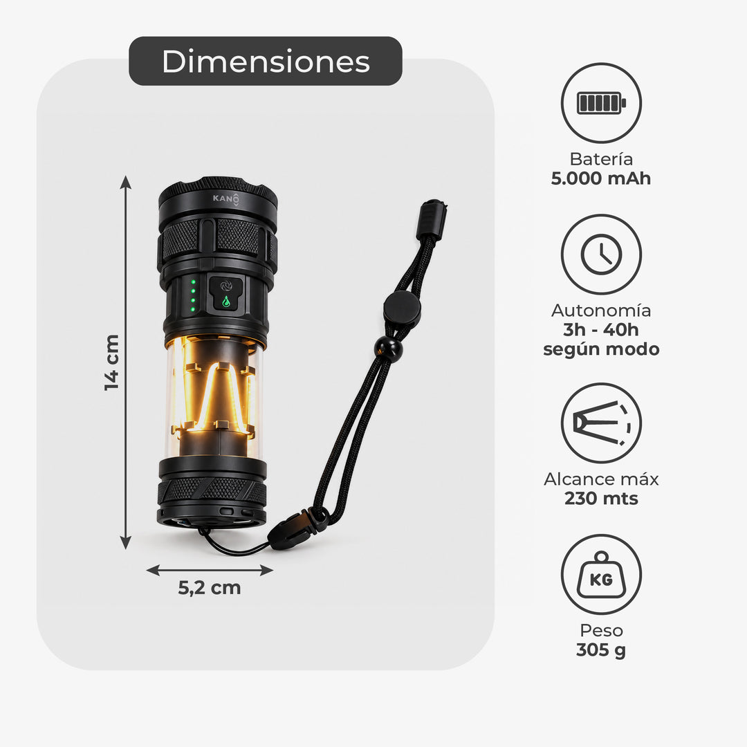 Linterna Táctica Recargable Lofoten