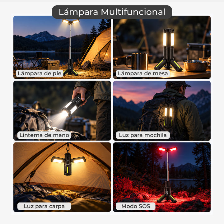 Linterna Camping Telescópica Yukon