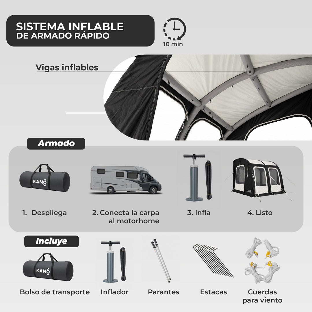 Carpa / Toldo Para Motorhome FUY Deluxe