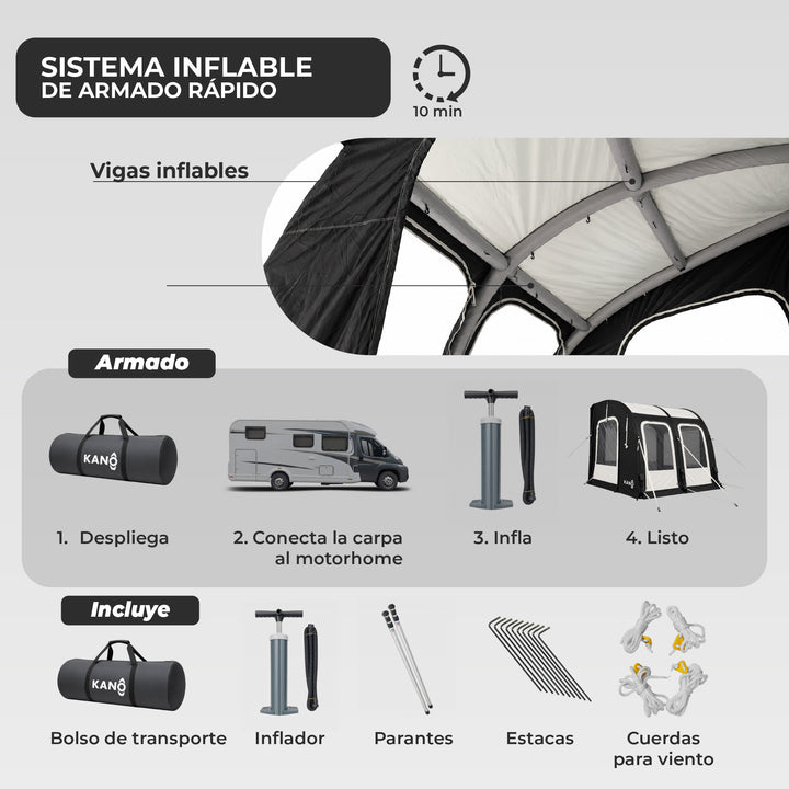 Carpa / Toldo Para Motorhome FUY Deluxe