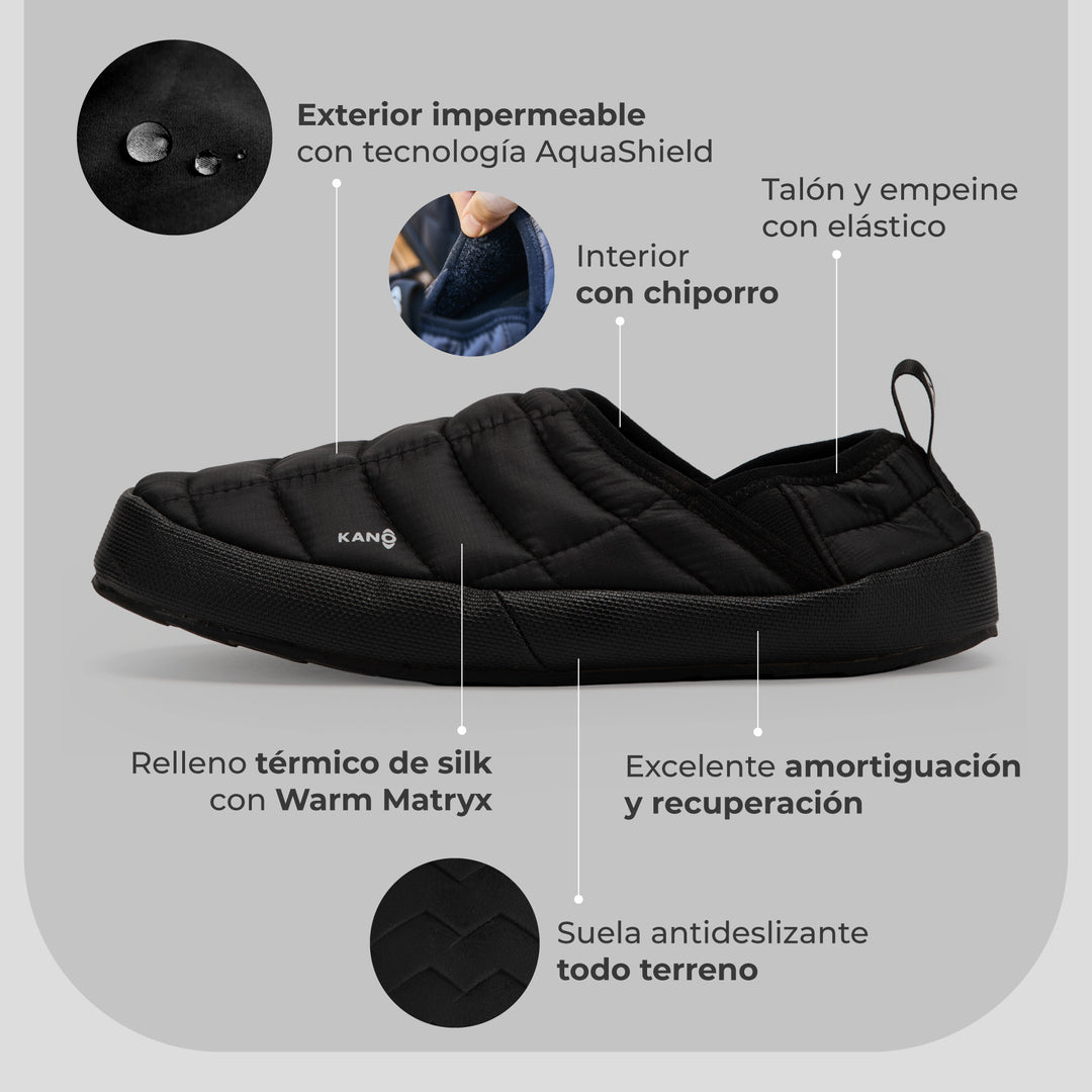 Pantuflas Outdoor con Chiporro BAYO