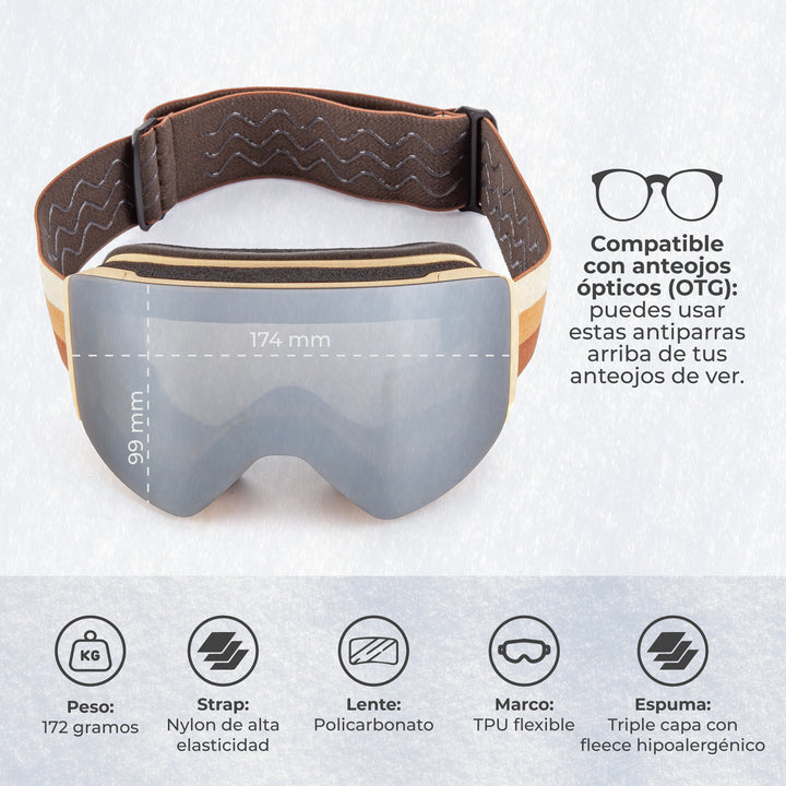 Antiparras de Nieve Magnéticas CEDAR