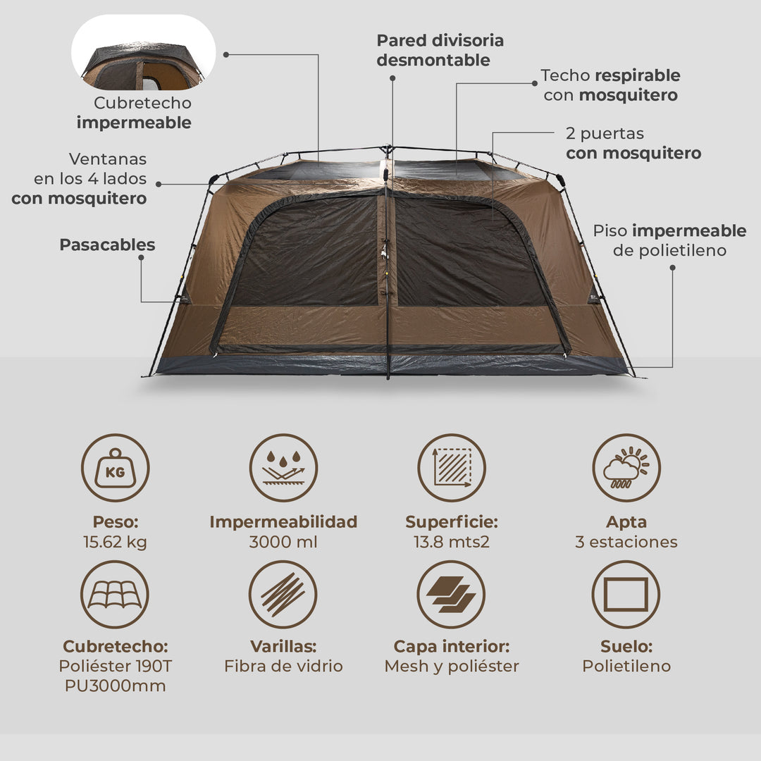 Carpa Automática Baker 10 Personas