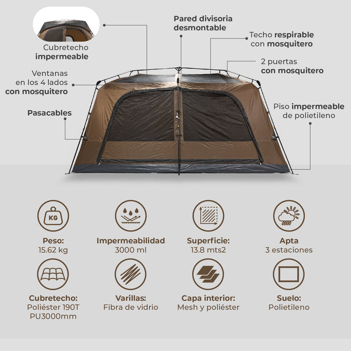 Carpa Automática Baker 10 Personas