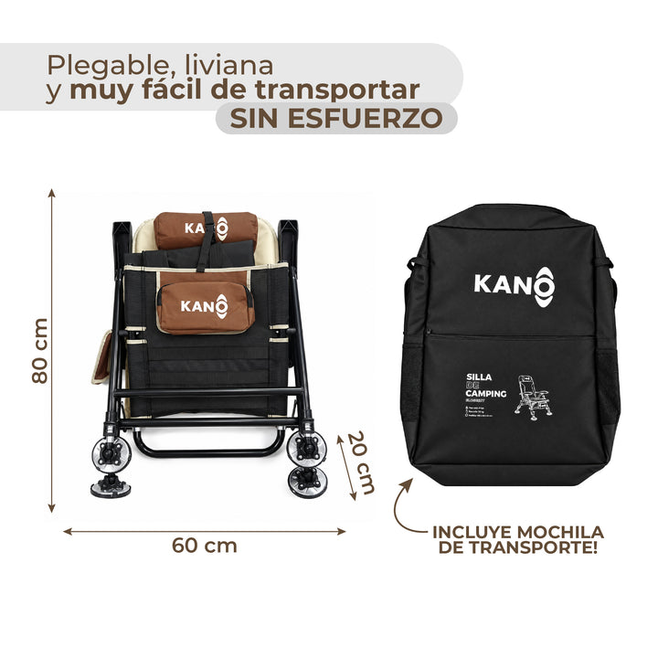 Silla de Camping Reclinable Sloggett