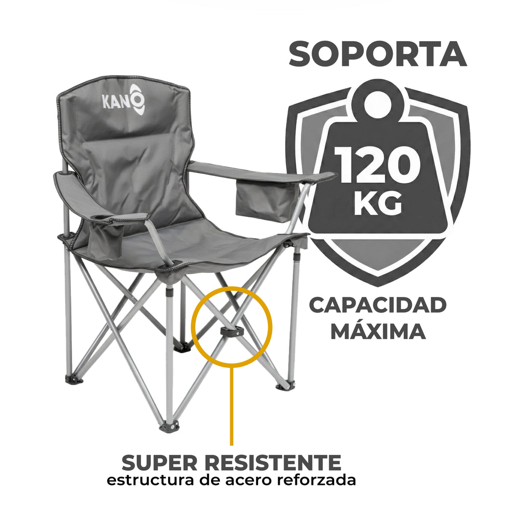 Silla Plegable para Camping Cucao