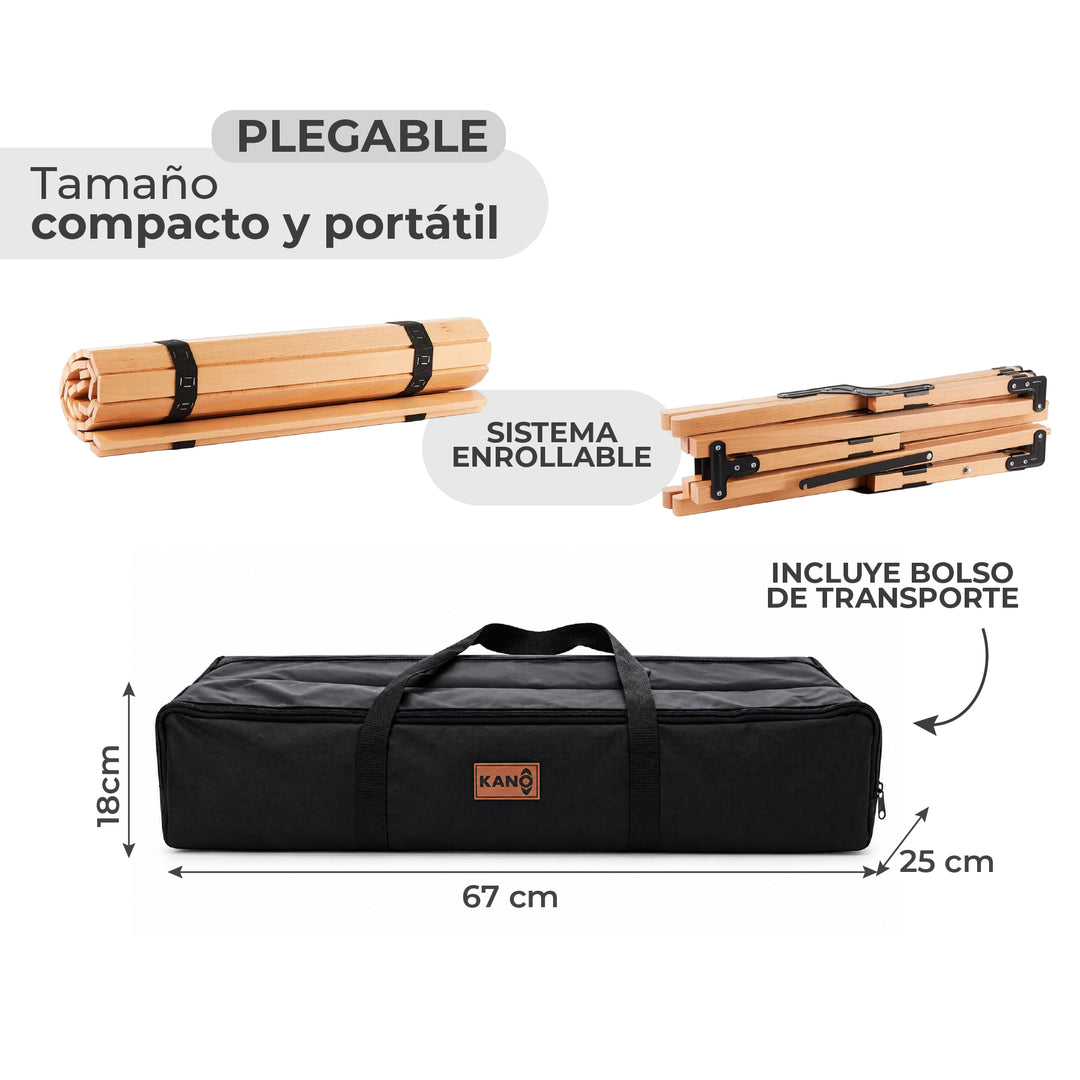 Mesa Plegable de Madera LARGE