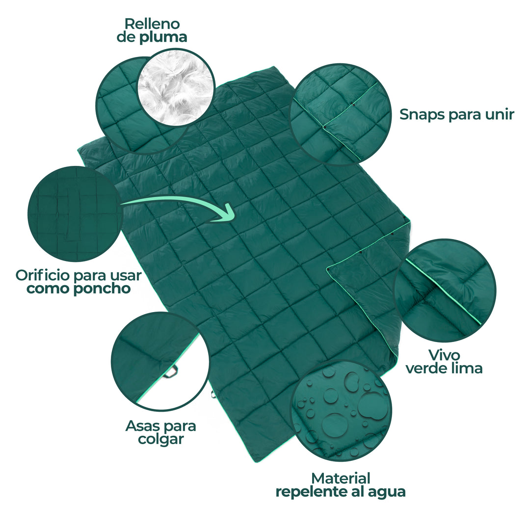 Manta Térmica Outdoor Puelo Verde