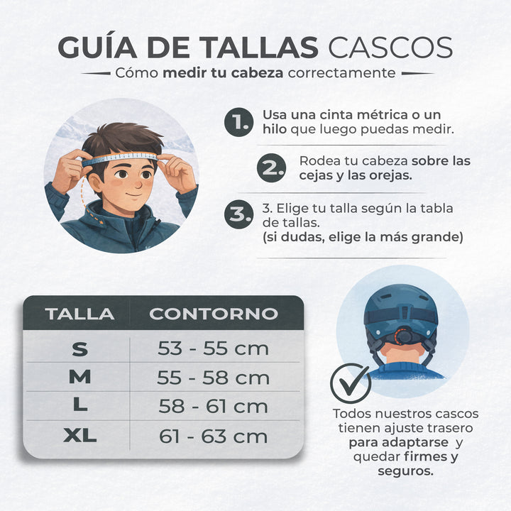Casco de nieve FROST