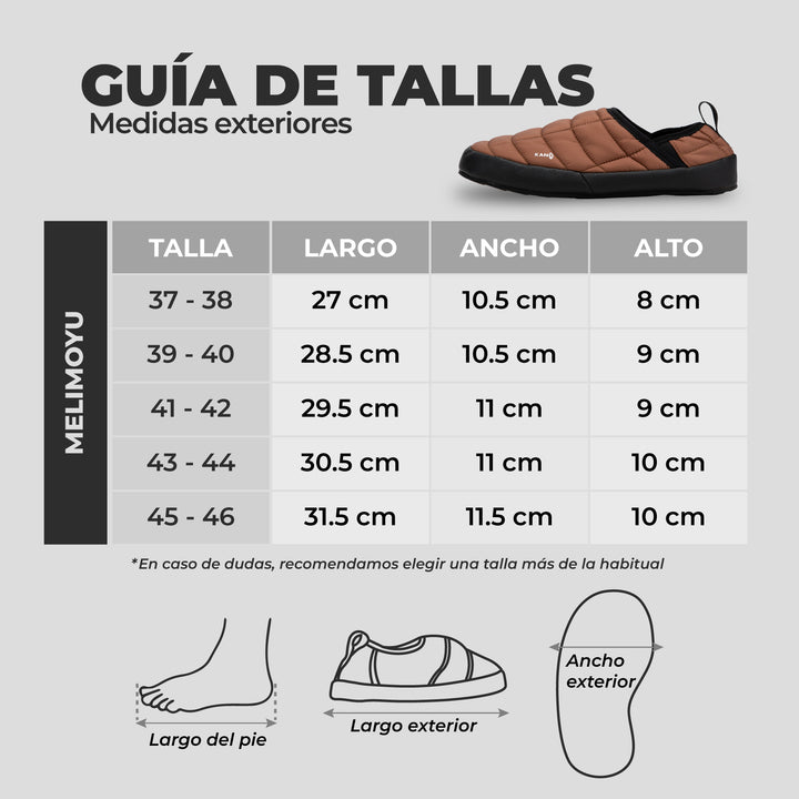 Pantuflas Outdoor Melimoyu Café