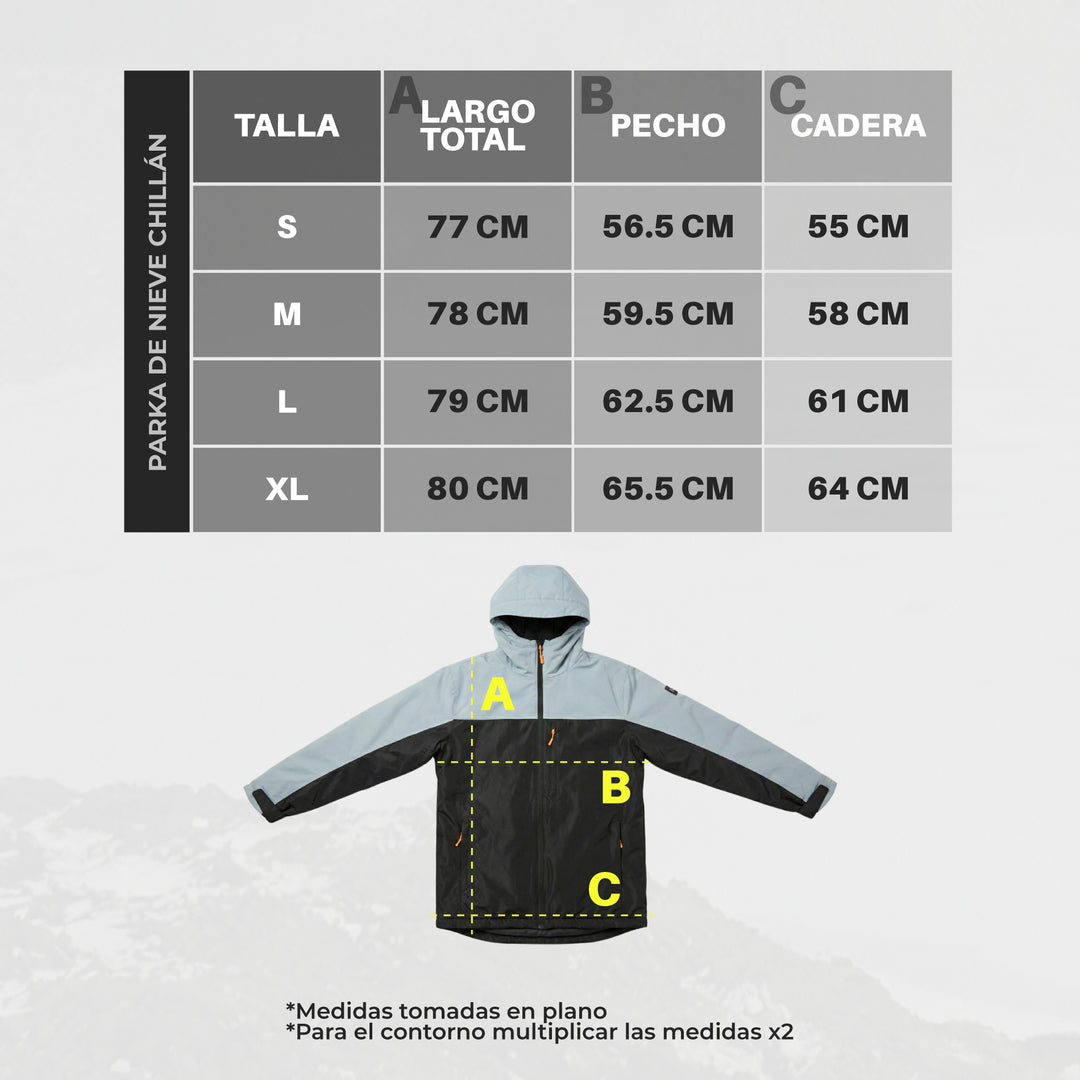 Chaqueta de Nieve Impermeable Chillán Hombre