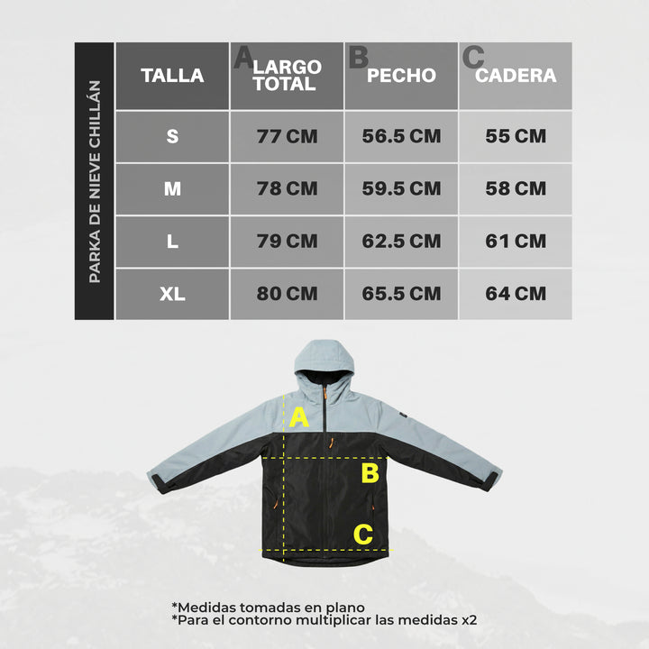 Chaqueta de Nieve Impermeable Chillán Hombre