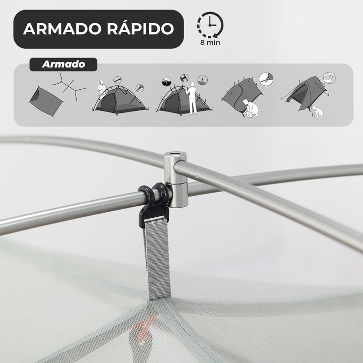 Carpa Técnica Neltume Pro Tangerine 2 Personas