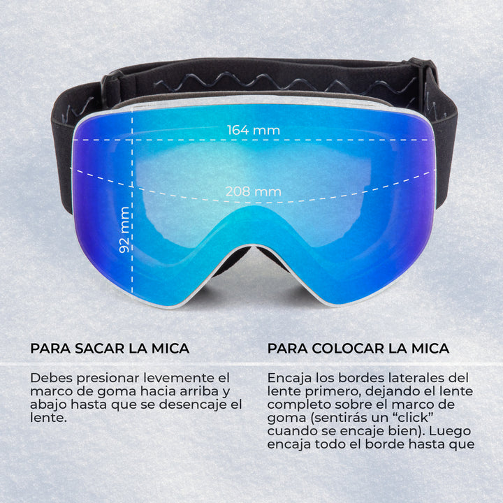 Combo Nieve Casco Patrol + Antiparrar Ripper + Calcetines de Ski