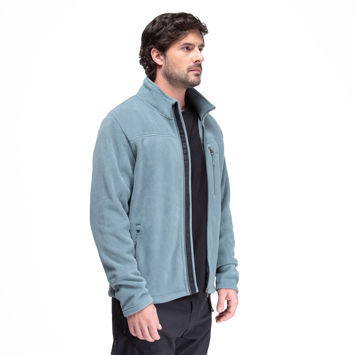 Combo Impermeable Lenga + Polar Canelo Hombre
