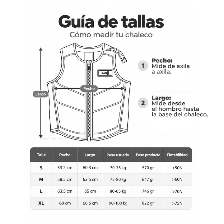 Chaleco Salvavidas de Neopreono LOA