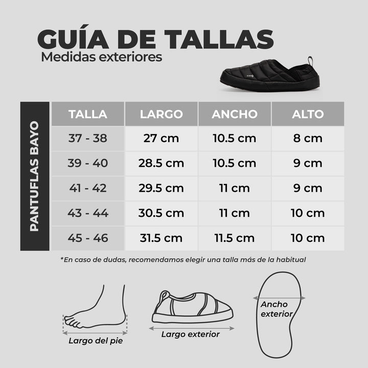 Pantuflas Outdoor con Chiporro BAYO