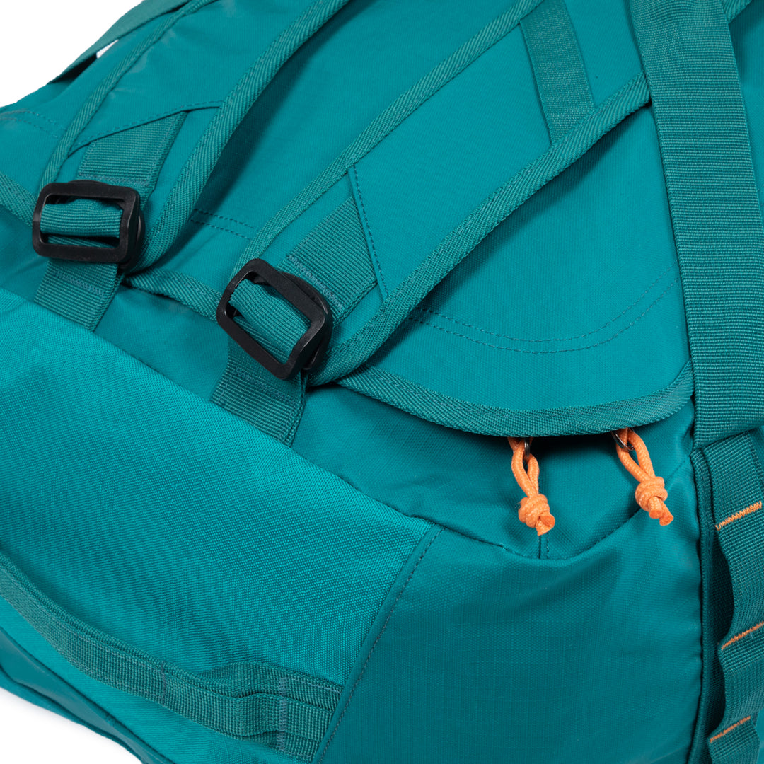 Bolso Convertible en Mochila 80L Roy Verde/Naranja